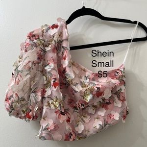 Off shoulder crop top